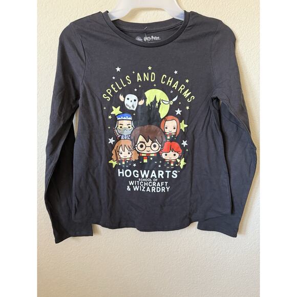 Harry Potter Hogworts School Of Witchcraft And Wizardry Top Size L 10/12 - Picture 3 of 6